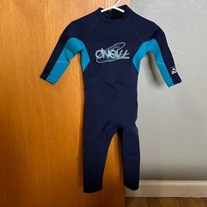 O’Neill child’s size 1 wetsuit